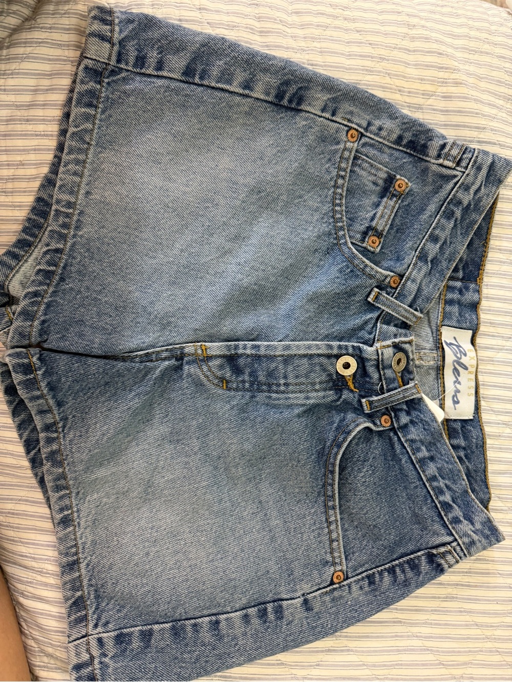 Express Bleus denim shorts size 7/8. Perfect condition. $15